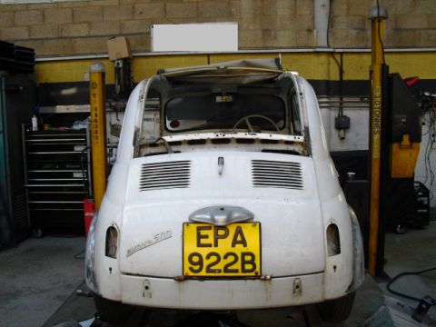 1964 Fiat 500D - Primrose, Mr. MB - Hertfordshire -- Restoration picture 2